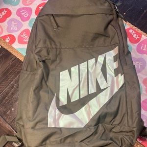 NIKE Backpack- camo green color